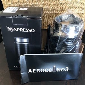 NWT NESPRESSO Aeroccino 3 milk frother